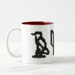 Brain Hieroglyphics Two-Tone Coffee Mug