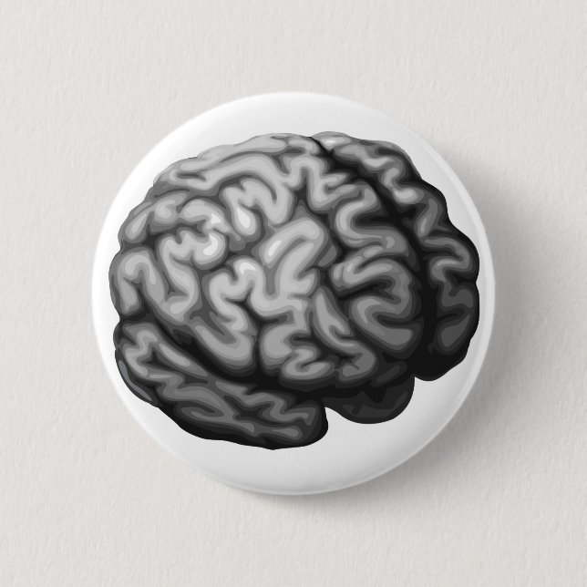 Brain illustration button (Front)