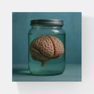 Brain In Jar Paperweight