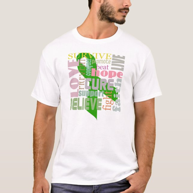 Brain Injury Inspiration Green Ribbon Shirt (Front)