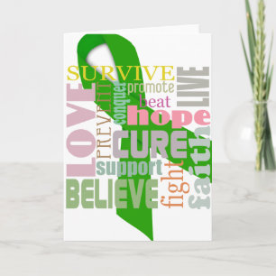 Brain Injury Inspirational Words Greeting Card