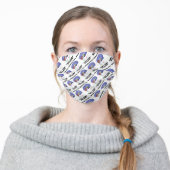 Brain Is Full Can't Think Anymore Anatomical Humor Adult Cloth Face Mask (Worn)