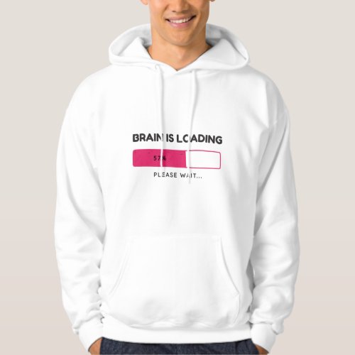 Brain is loading please wait hoodie