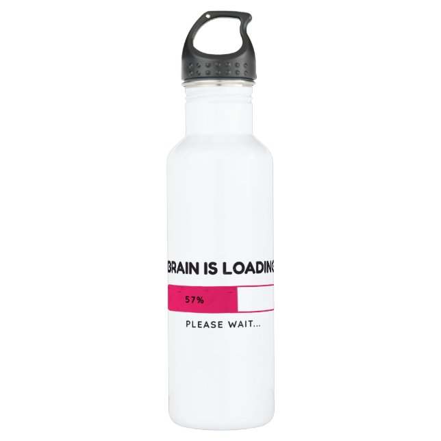 Brain is loading, please wait stainless steel water bottle (Front)