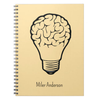 Brain Lamp - Creative Thinking Notebook- Mapping Notebook