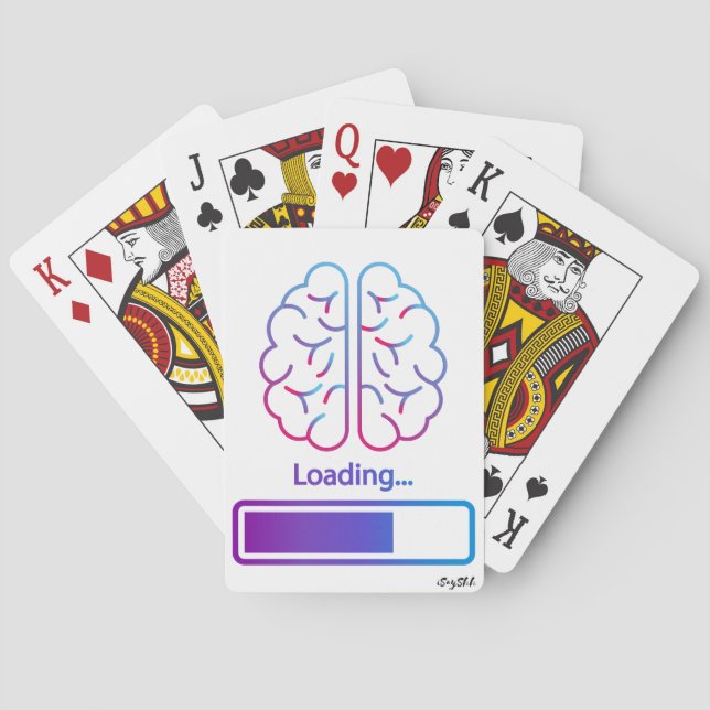brain loading poker cards (Back)