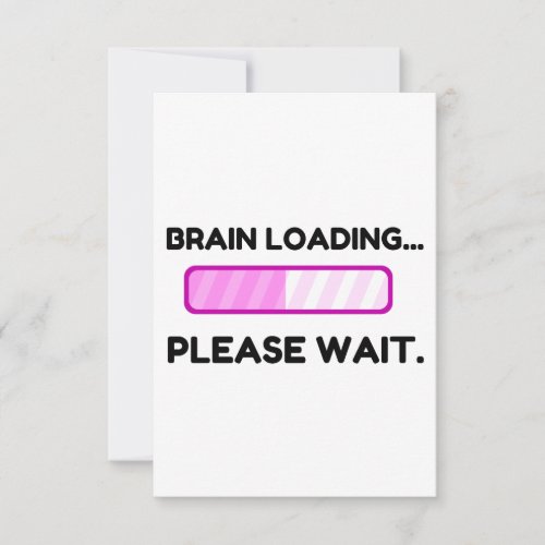 Brain Loading Thank You Card