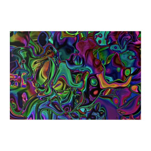 Brain Melt  Acrylic Print