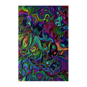 Brain Melt Acrylic Print