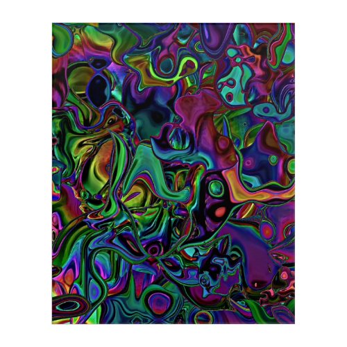 Brain Melt  Acrylic Print