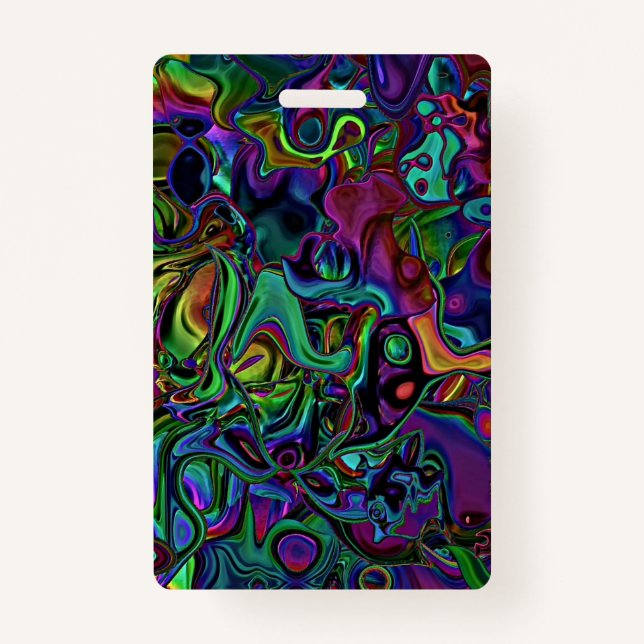 Brain Melt  Badge (Front)