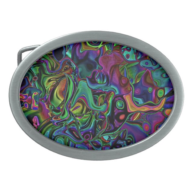 Brain Melt  Belt Buckle (Front)