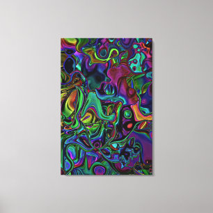 Brain Melt Canvas Print