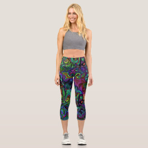 Brain Melt Capri Leggings
