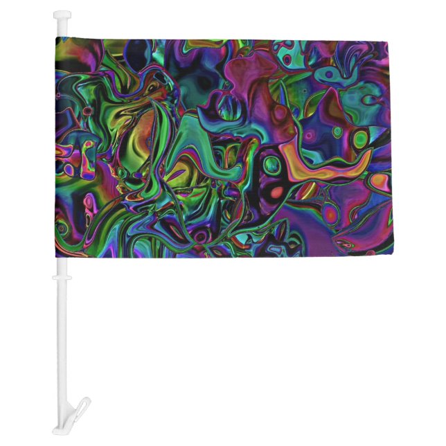 Brain Melt  Car Flag (Front)