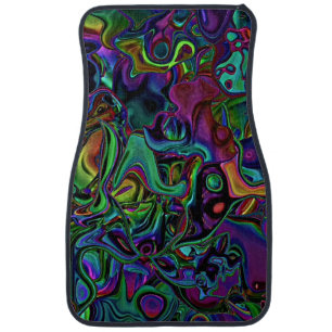 Brain Melt Car Floor Mat
