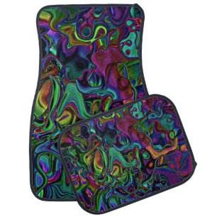 Brain Melt Car Floor Mat