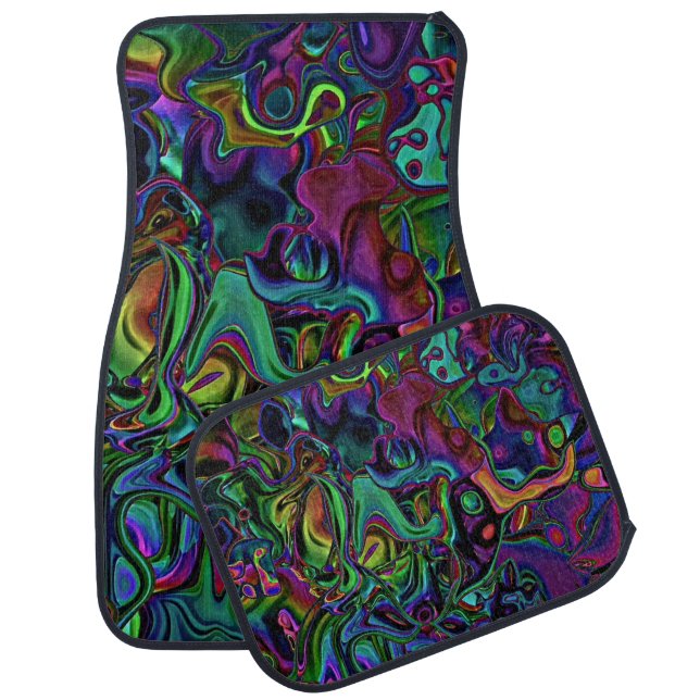 Brain Melt  Car Floor Mat (Set)