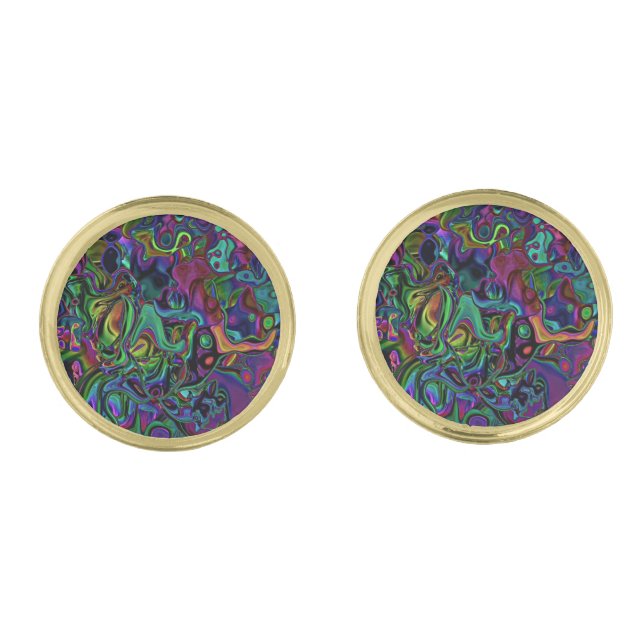 Brain Melt  Cufflinks (Front)
