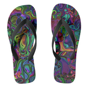 Brain Melt Flip Flops