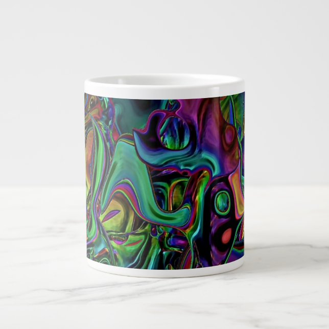 Brain Melt  Giant Coffee Mug (Front)