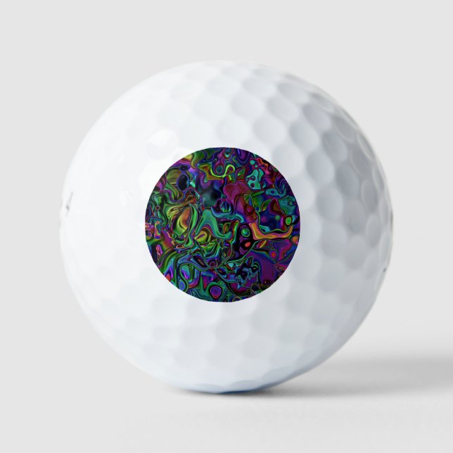 Brain Melt  Golf Balls (Front)