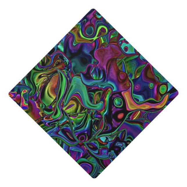 Brain Melt  Graduation Cap Topper (Front)