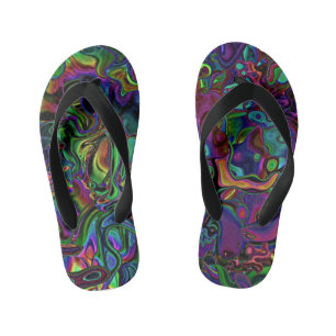 Brain Melt Kid's Flip Flops