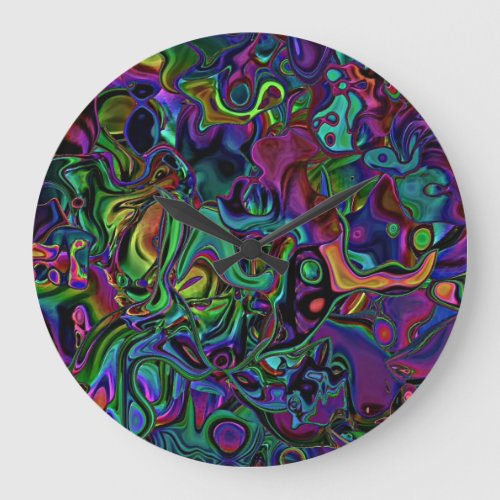 Brain Melt  Large Clock