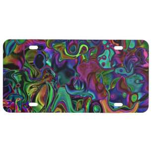 Brain Melt License Plate