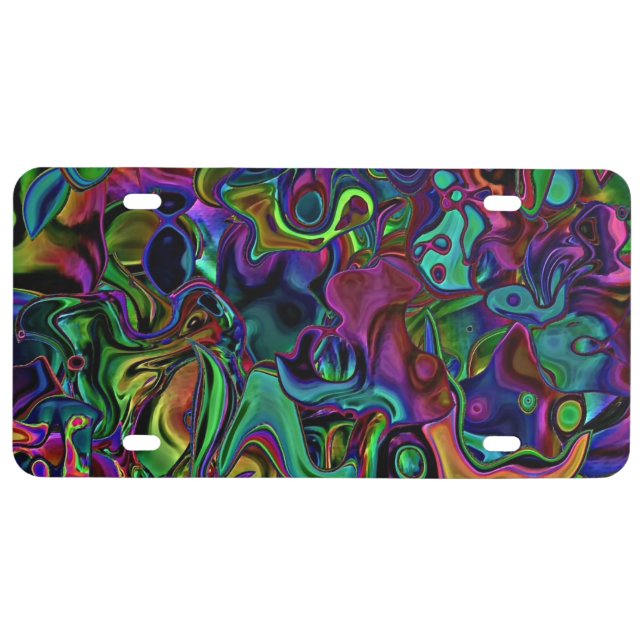 Brain Melt  License Plate (Front)