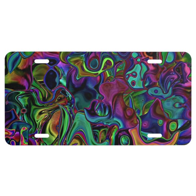 Brain Melt  License Plate (Front)