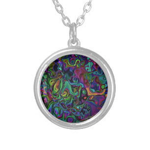 Brain Melt Locket Necklace