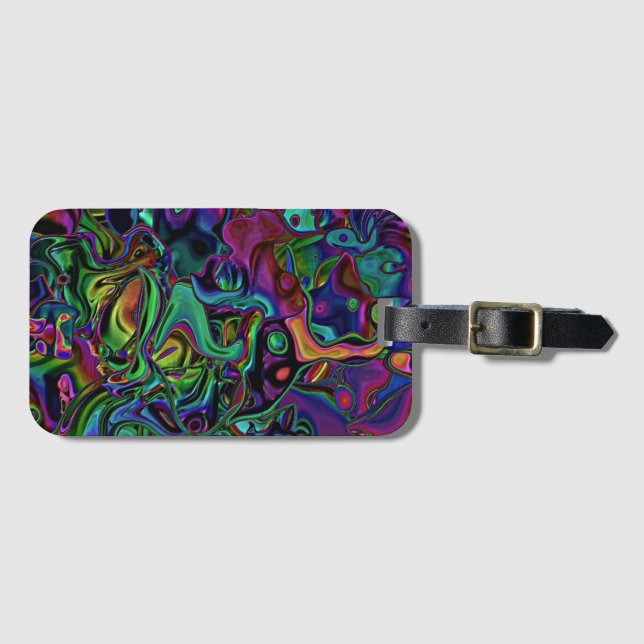 Brain Melt  Luggage Tag (Front Horizontal)
