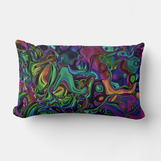 Brain Melt  Lumbar Pillow (Front)