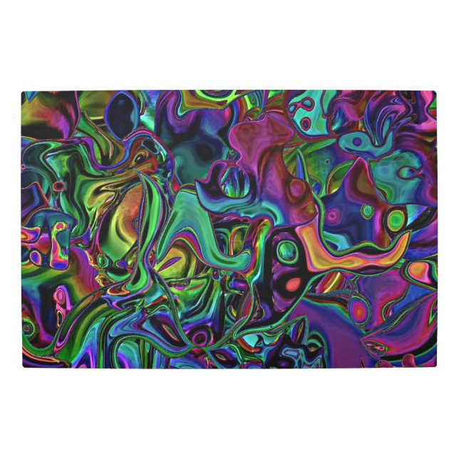 Brain Melt  Metal Print (Front)