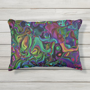 Brain Melt Outdoor Pillow