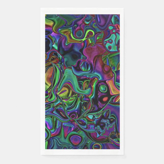 Brain Melt  Paper Guest Towels (Front)