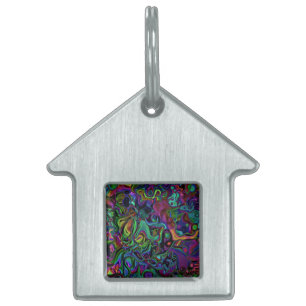 Brain Melt Pet ID Tag