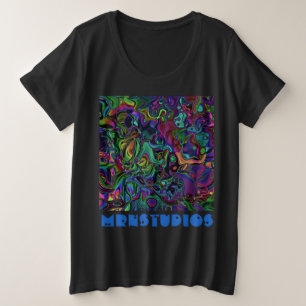 Brain Melt  Plus Size T-Shirt