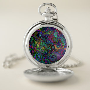 Brain Melt  Pocket Watch