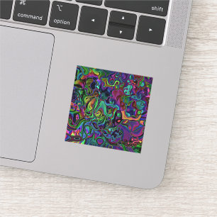 Brain Melt Sticker