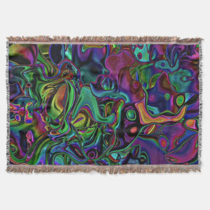 Brain Melt Throw Blanket