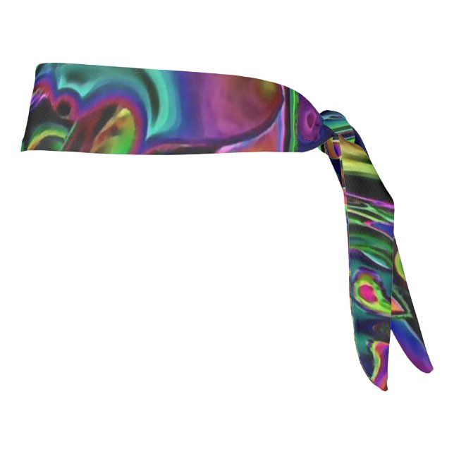 Brain Melt  Tie Headband (Rotate 90)