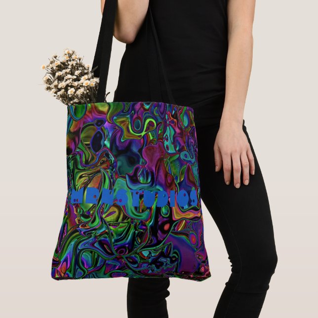 Brain Melt  Tote Bag (Close Up)
