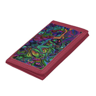 Brain Melt Trifold Wallet