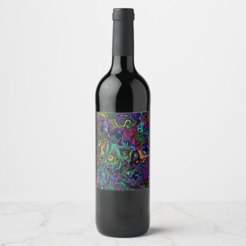 Brain Melt  Wine Label