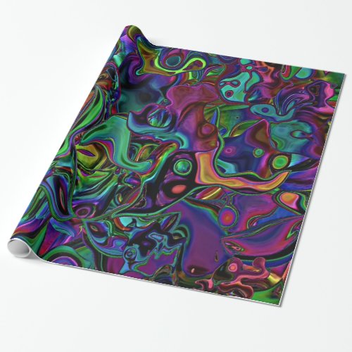 Brain Melt  Wrapping Paper