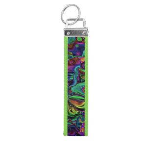Brain Melt  Wrist Keychain