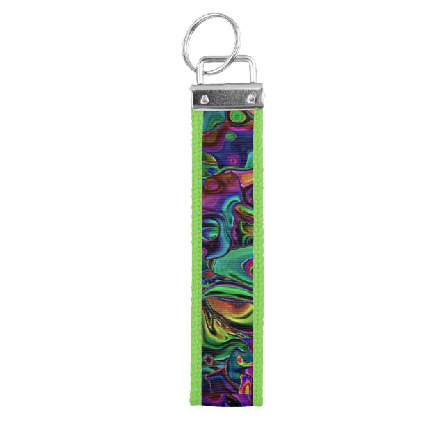 Brain Melt  Wrist Keychain (Keys on Top)